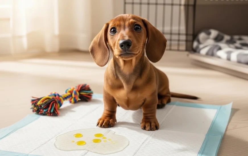 how to potty train a dachshund